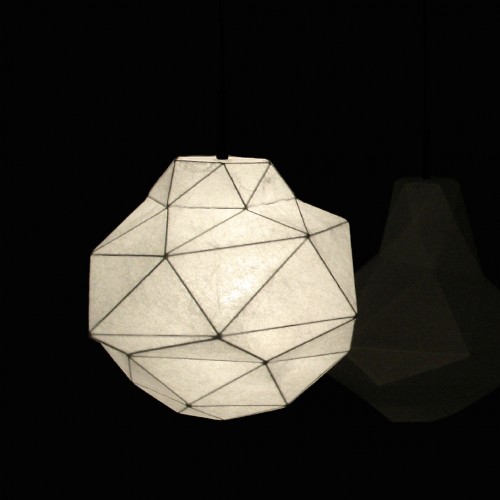 steffi b&amp;uuml;hlmaier steffibuehlmaier - idios - lamp design - pendant lamp in the dark
